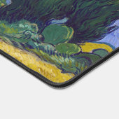 Vincent Van Gogh - Weizenfeld mit Zypressen Schreibtischunterlage (Ecke)