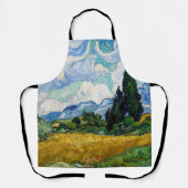Vincent Van Gogh - Weizenfeld mit Zypressen Schürze (Vorderseite)