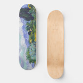 Vincent Van Gogh - Weizenfeld mit Zypressen Skateboard (Vorderseite)