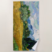 Vincent Van Gogh - Weizenfeld mit Zypressen Strandtuch (Vorderseite)