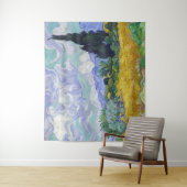 Vincent Van Gogh - Weizenfeld mit Zypressen Wandteppich (Beispiel)