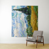 Vincent Van Gogh - Weizenfeld mit Zypressen Wandteppich (Beispiel)