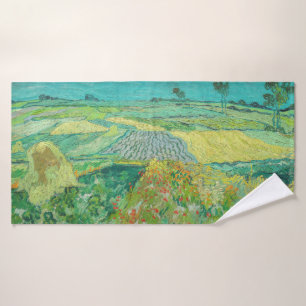 Vincent van Gogh - Weizenfelder bei Auvers Badhandtuch Set