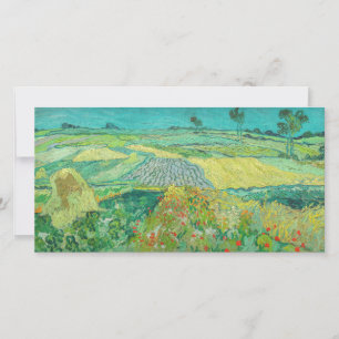 Vincent van Gogh - Weizenfelder bei Auvers Dankeskarte