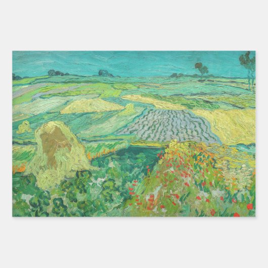 Vincent van Gogh - Weizenfelder bei Auvers Geschenkpapier Set (Vorderseite 2)