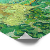 Vincent van Gogh - Weizenfelder bei Auvers Poster (Ecke)