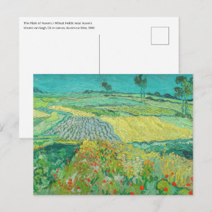 Vincent van Gogh - Weizenfelder bei Auvers Postkarte