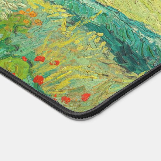 Vincent van Gogh - Weizenfelder bei Auvers Schreibtischunterlage (Ecke)