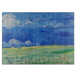 Vincent van Gogh - Weizenfelder unter Gewitterwolk Schneidebrett