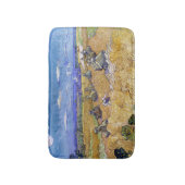 Vincent van Gogh - Weizenstapel mit Sensenmännern Badematte (Vorderseite Vertikal)