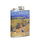 Vincent van Gogh - Weizenstapel mit Sensenmännern Flachmann (Rechts)