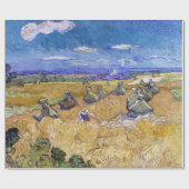 Vincent van Gogh - Weizenstapel mit Sensenmännern Geschenkpapier (Flach)