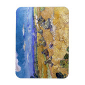 Vincent van Gogh - Weizenstapel mit Sensenmännern Magnet (Vertikal)