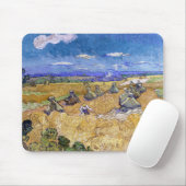 Vincent van Gogh - Weizenstapel mit Sensenmännern Mousepad (Mit Mouse)