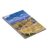 Vincent van Gogh - Weizenstapel mit Sensenmännern Notizblock (Rechte Seite)