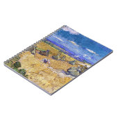 Vincent van Gogh - Weizenstapel mit Sensenmännern Notizblock (Linke Seite)