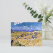 Vincent van Gogh - Weizenstapel mit Sensenmännern Postkarte (Stehend Vorderseite)