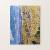 Vincent van Gogh - Weizenstapel mit Sensenmännern Puzzle (Vertikal)