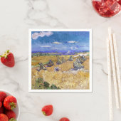 Vincent van Gogh - Weizenstapel mit Sensenmännern Serviette (Beispiel)