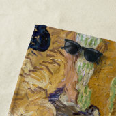 Vincent van Gogh - Weizenstapel mit Sensenmännern Strandtuch (Beispiel)