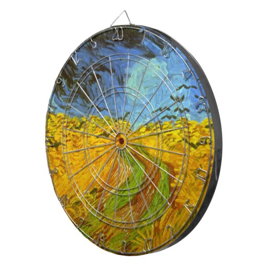 Vincent van Gogh Wheat Field mit Crows Dartscheibe (Vorderseite rechts)