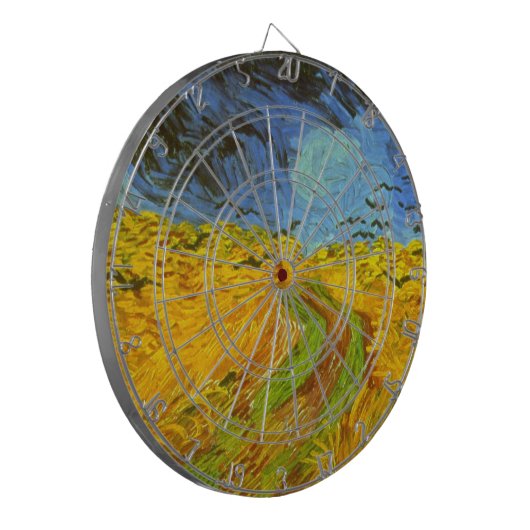 Vincent van Gogh Wheat Field mit Crows Dartscheibe (Vorderseite Links)