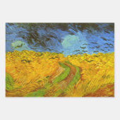 Vincent van Gogh Wheat Field mit Crows Geschenkpapier Set (Vorderseite)