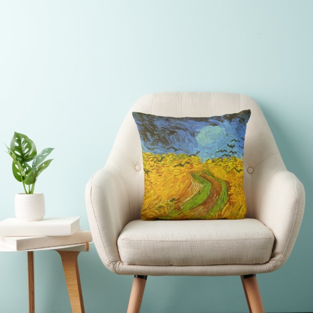 Vincent van Gogh Wheat Field mit Crows Kissen (Stuhl )