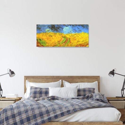 Vincent van Gogh Wheat Field mit Crows Leinwanddruck (Insitu (Schlafzimmer))