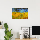 Vincent van Gogh Wheat Field mit Crows Poster (Heimbüro)