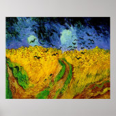 Vincent Van Gogh Wheat Field mit Crows Poster (Vorne)