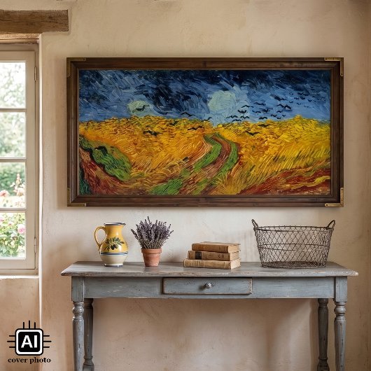 Vincent van Gogh Wheat Field mit Crows Poster