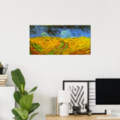 Vincent van Gogh Wheat Field mit Crows Poster (Heimbüro)