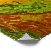 Vincent van Gogh Wheat Field mit Crows Poster (Ecke)