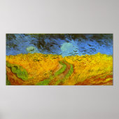 Vincent van Gogh Wheat Field mit Crows Poster (Vorne)