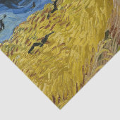 Vincent Van Gogh Wheat field mit Crows Seidenpapier (Ausschnitt)