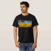 Vincent van Gogh Wheat Field mit Crows T-Shirt (Vorne ganz)