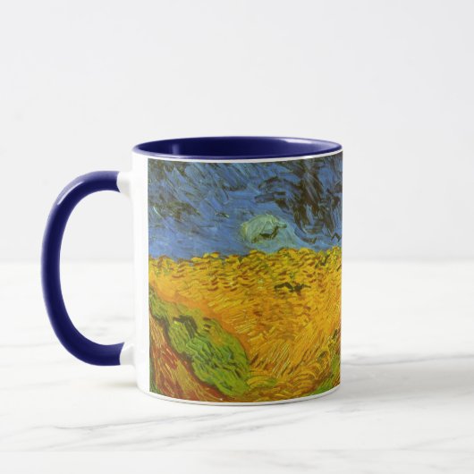 Vincent van Gogh Wheat Field mit Crows Tasse (Links)