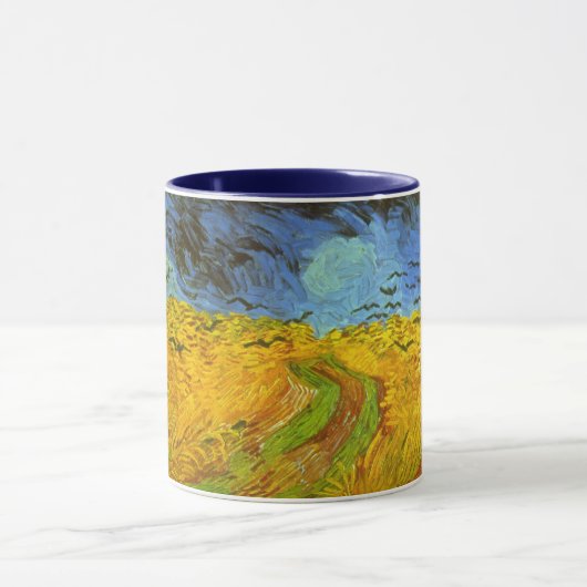 Vincent van Gogh Wheat Field mit Crows Tasse (Zentrum)