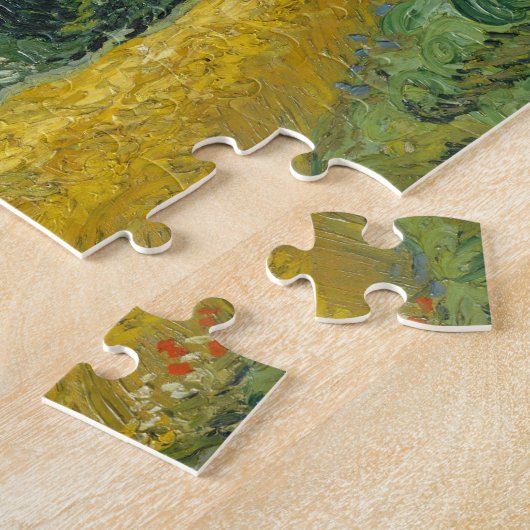 Vincent Van Gogh Wheat Field mit Cypressen Puzzle (Seite)