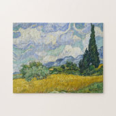 Vincent Van Gogh Wheat Field mit Cypressen Puzzle (Horizontal)