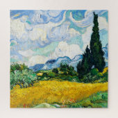 Vincent Van Gogh Wheat Field mit Cypressen Puzzle (Vertikal)