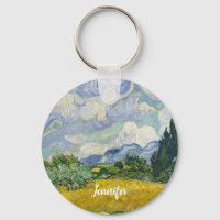 Vincent Van Gogh Wheat Field mit Zypressen nach Ma