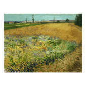 Vincent Van Gogh, Wheatfield, Korenveld Fotodruck (Vorne)