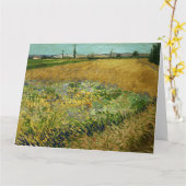 Vincent Van Gogh, Wheatfield, Korenveld Karte (Gelbe Blume)