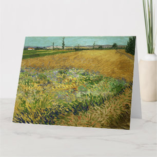 Vincent Van Gogh, Wheatfield, Korenveld Karte