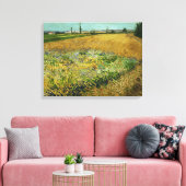 Vincent Van Gogh, Wheatfield, Korenveld Leinwanddruck (Insitu (Wohnzimmer))