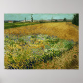 Vincent Van Gogh, Wheatfield, Korenveld Poster (Vorne)