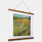 Vincent Van Gogh, Wheatfield, Korenveld Wandteppich Mit Holzrahmen (Gewinkelt)