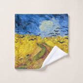 Vincent van Gogh - Wheatfield mit Crows Badhandtuch Set (Waschlappen)